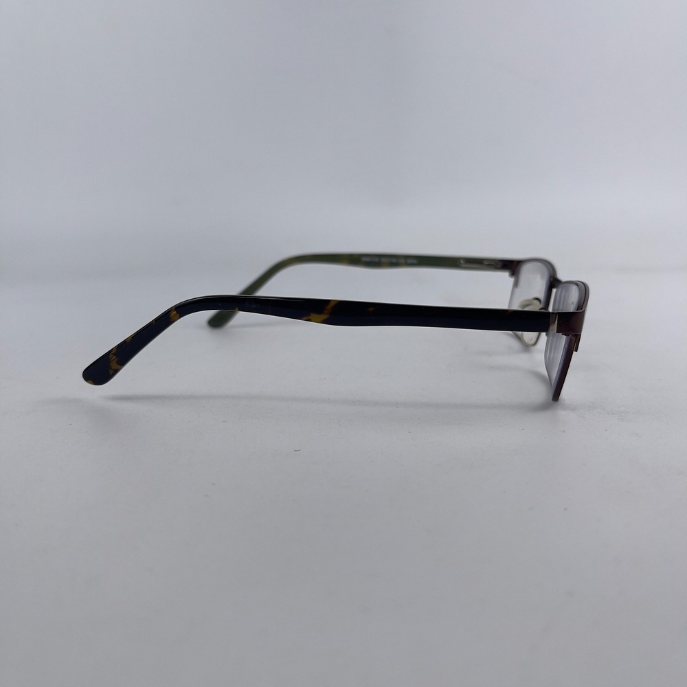D'amato DM4142 Unisex Adult Eyeglasses Frame Green Plastic Half Rim 54-16-140 mm - Picture 5 of 12